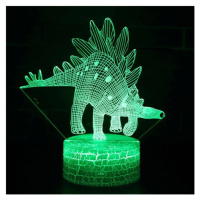 3d dinosaurus LED lampa - Stegosaurus