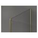 MEXEN/S - Kioto Sprchová zástena WALK-IN 130 x 115 x 30 cm, transparent, zlatá 800-130-115-221-5