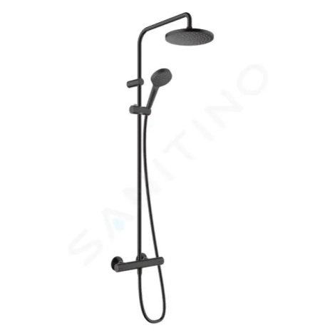 HANSGROHE HANSGROHE - Vernis Blend Sprchový set Showerpipe 200 s termostatom, matná čierna 26276