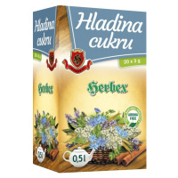 HERBEX Hladina cukru bylinná zmes 20 x 3 g