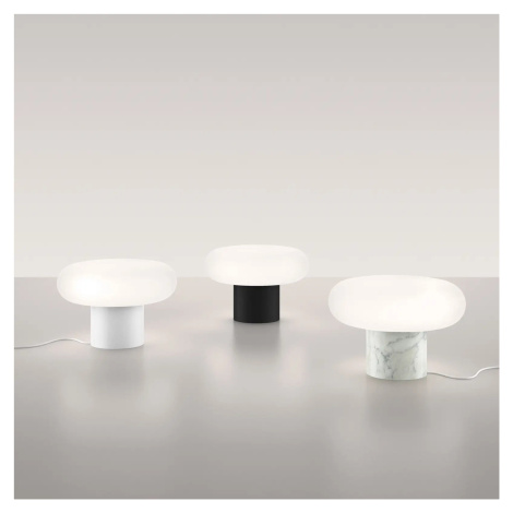 Artemide Itka stolná lampa LED, biely keramika