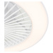 Inteligentný stropný ventilátor biely vrátane LED s diaľkovým ovládaním - Deniz