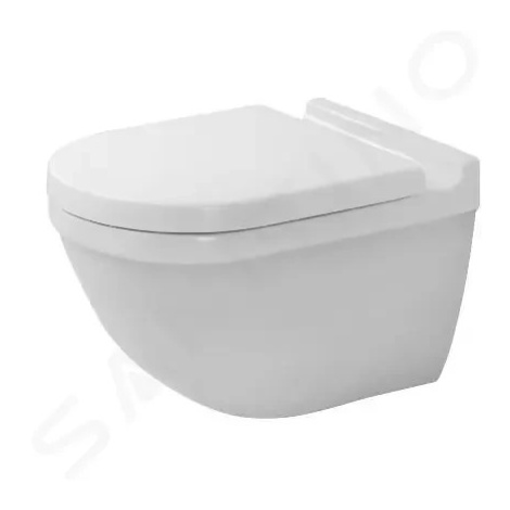 DURAVIT - Starck 3 Závesné WC s doskou SoftClose, biela 42250900A1