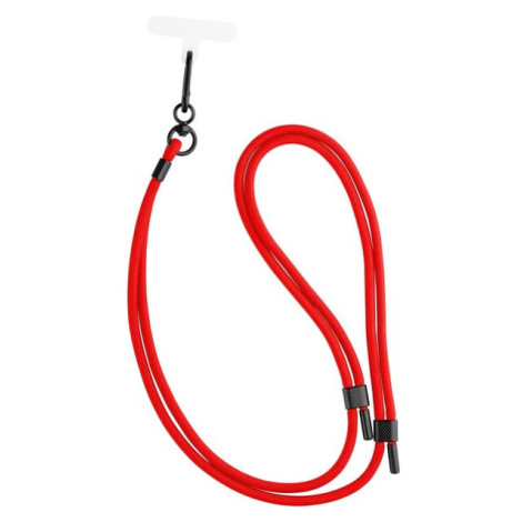 FIXED NeckUni univerzálna šnúrka pre telefóny so zadným krytom červená