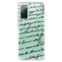 Plastové puzdro iSaprio - Handwriting 01 - black - Samsung Galaxy S20 FE