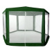 Záhradný pavilón s moskytiérou 2x2x2 m GoodHome zelený
