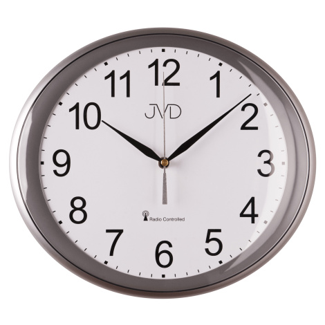 Nástenné hodiny JVD RH64.3 strieborná 30 cm