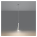 Biele závesné svietidlo s keramickým tienidlom ø 8 cm Alverna – Nice Lamps