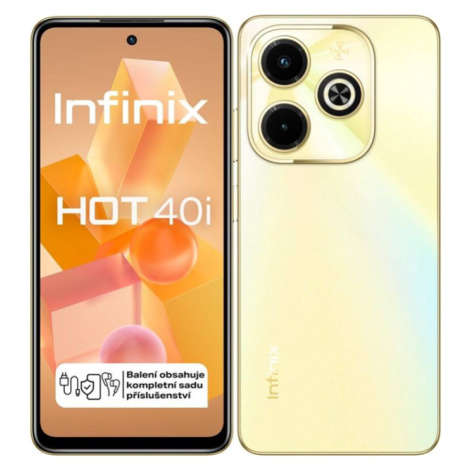 Infinix Hot 40i, 4/128 GB, Dual SIM, Horizont Gold - SK distribúcia