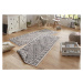 Kusový koberec Twin-Wendeteppiche 103113 schwarz creme – na ven i na doma - 160x230 cm NORTHRUGS