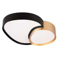 LED stropné svietidlo v čiernej a zlatej farbe 36x43.5 cm Rise – Trio