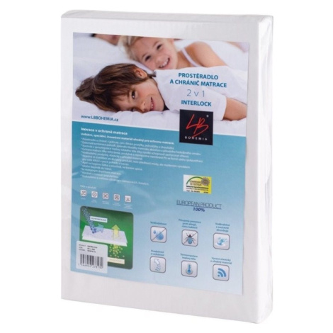 Chránič matraca INTERLOCK®2v1 120 × 200 pre matrace do výšky 20 cm LB BOHEMIA