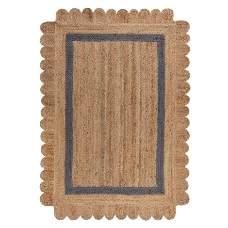 Kusový koberec Grace Jute Natural/Grey Rozmery kobercov: 200x290 Flair Rugs