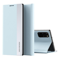 Samsung Galaxy A13 5G / A04s SM-A136U / A047F, puzdro s bočným otváraním, stojan, Wooze Silver L