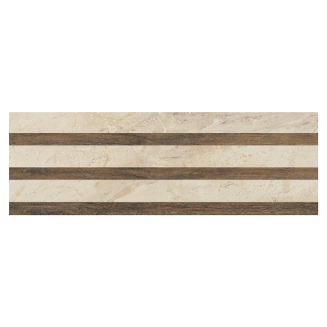 Dekor Fineza Adore beige stripes 25x75 cm mat DADORE275ST