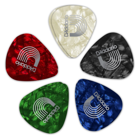 D'Addario Classic Pearl Celluloid Picks Medium