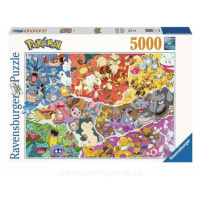 Ravensburger Puzzle Pokémon Ravensburger - Pokémon Allstars - 5000 dielikov