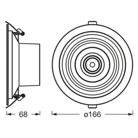 Ledvance Decor Filament Halo LED downlight