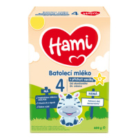 HAMI 4 Batoľacie mlieko s príchuťou vanilky od uk. 24. mesiaca 600 g