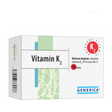 GENERICA Vitamín K2 90 kapsúl