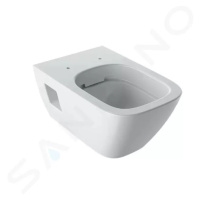 GEBERIT - Selnova Square Závesné WC, 540x350 mm, Rimfree, biela 501.546.01.1