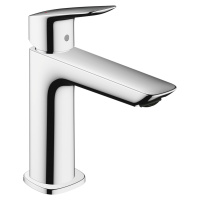 Hansgrohe Logis, umývadlová batéria Fine 110, s výpustom, EcoSmart, chrómová, HAN-71251000