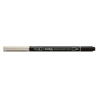 LYRA DUO AQUA BRUSH - Farebný popisovač s dvomi hrotmi 6520097 - cold grey medium