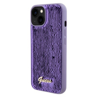 Guess Sequin Script Logo Apple iPhone 13 GUHCP13MPSFDGSU Purple