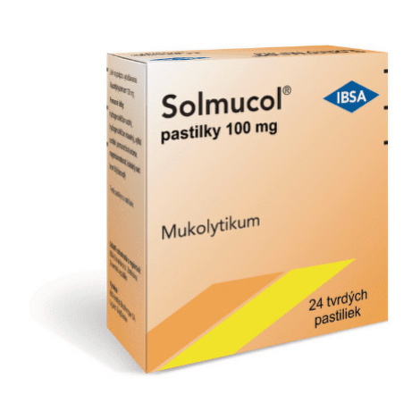 SOLMUCOL 100 mg 24 pastiliek