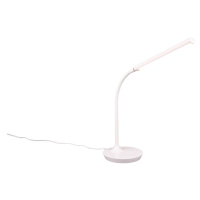 Biela LED stolová lampa (výška 38 cm) Toro – Trio