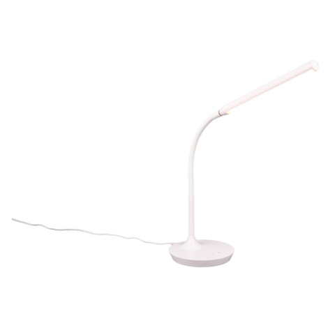 Biela LED stolová lampa (výška 38 cm) Toro – Trio