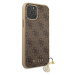 Puzdro Guess GUHCP12MGF4GBR na Apple iPhone 12/12 Pro 4G Charms hnedé