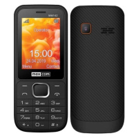 Tlačidlový telefón Maxcom Classic MM142, čierna