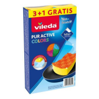 Hubka Vileda Pur, active Colors, 3+1 ks