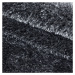 Kusový koberec Brilliant Shaggy 4200 Grey kruh - 80x80 (průměr) kruh cm Ayyildiz koberce