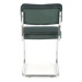 Konzolová jedálenská stolička K510 Tmavo zelená,Konzolová jedálenská stolička K510 Tmavo zelená