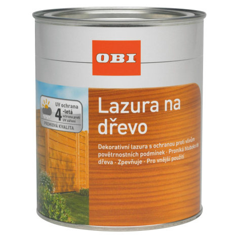 OBI Lazúra na drevo týk 2,5 l