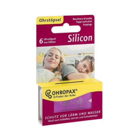 OHROPAX Silicon ušné vložky 6 kusov