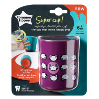TOMMEE TIPPEE Hrnček stabilný Super Cup 190 ml 6m+ fialový