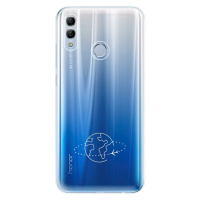 Odolné silikónové puzdro iSaprio - čiré - Travel - Huawei Honor 10 Lite