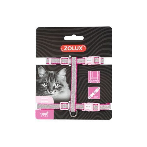 Postroj pre mačky SHINY nylon ružový Zolux