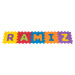 RAMIZ Senzorická podložka s 26 abecednými puzzle pre deti 10 m+ odnímateľné písmená
