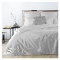Sivé posteľné obliečky DINA z vysoko kvalitného bavlneného saténu 140x200 cm, 70x80 cm