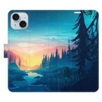 Flipové puzdro iSaprio - Magical Landscape - iPhone 15