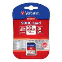 Verbatim paměťová karta Secure Digital Card Premium U1, 32GB, SDHC, 43963, UHS-I U1 (Class 10)