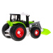 mamido Konštrukčný traktor s prívesom zelený