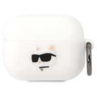Karl Lagerfeld 3D Logo NFT Choupette Head puzdro Airpods Pro biele