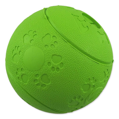 Loptička DOG FANTASY na maškrty zelená 8cm 1 ks