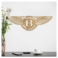 Drevená dekorácia - Logo Bentley, Dub zlatý