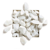 Granulati Zandobbio Okrasné kamene Bianco Carrara drvina 8-12 mm 25 kg